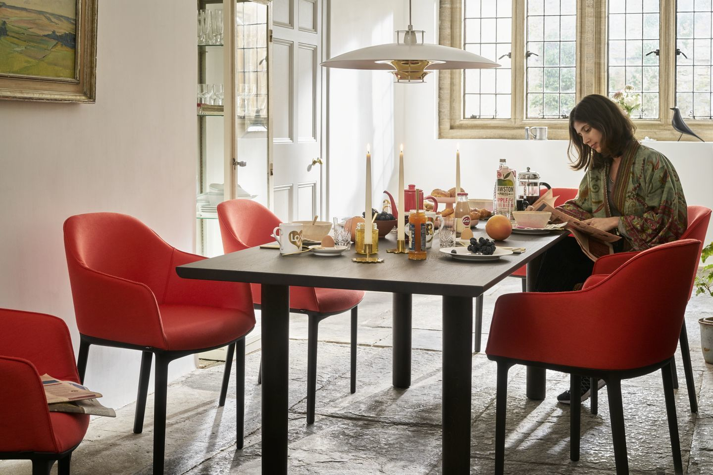 Softshell Chair Vierbeinfuss Stuhl Vitra