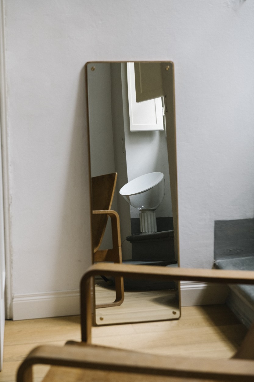 Taccia Small LED Weiß matt Table lamp Tischleuchte Flos