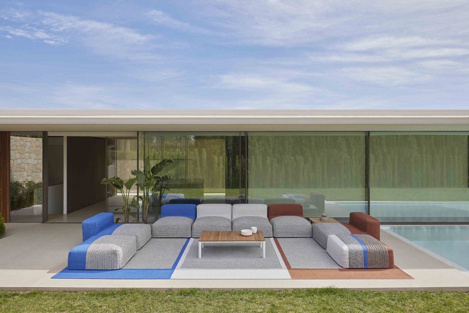 Mangas Outdoor Pouf Hocker Gan 