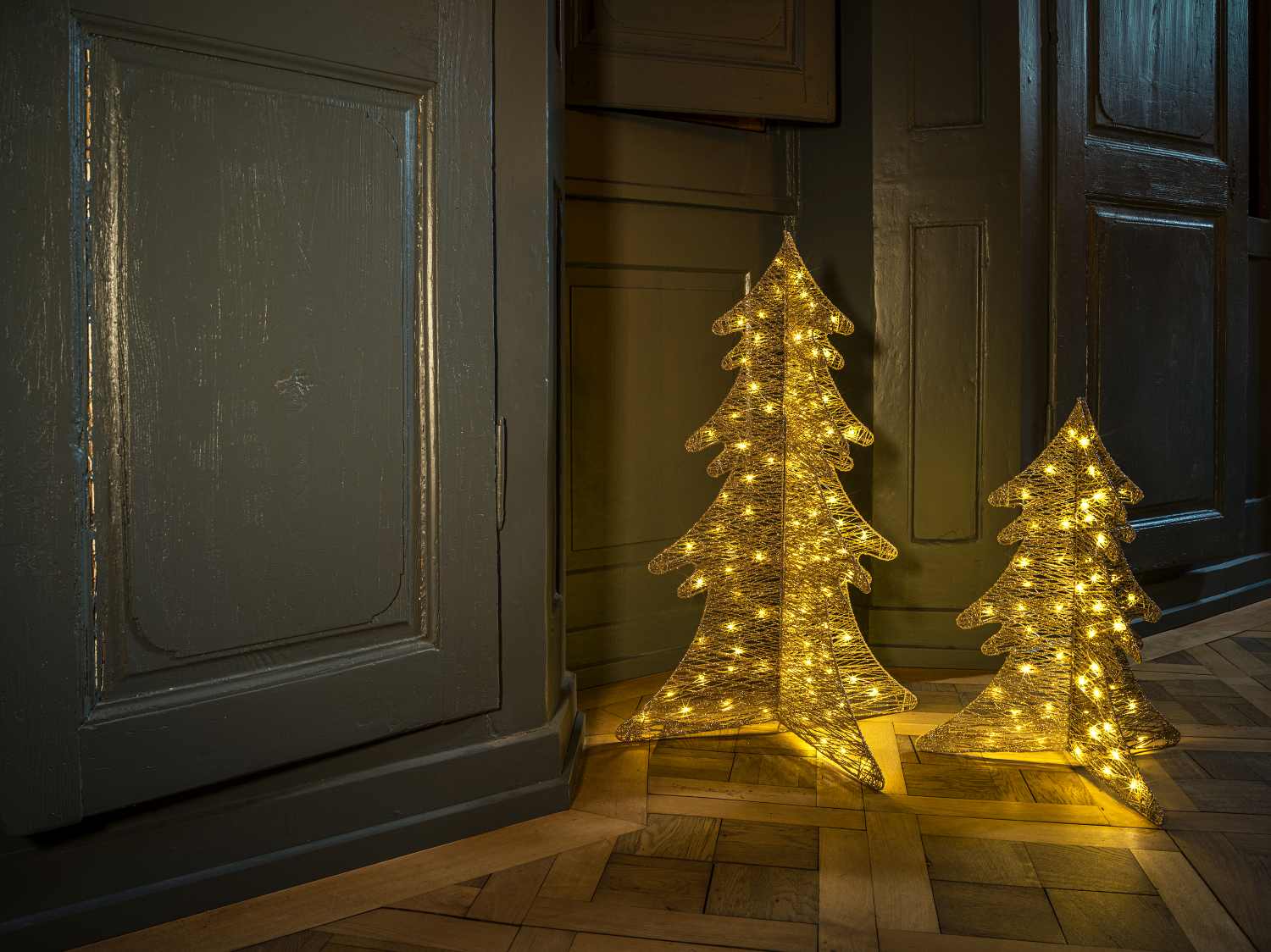 Glitter Tree M LED Glitzer Weihnachtsbaum H76 cm STT AG  