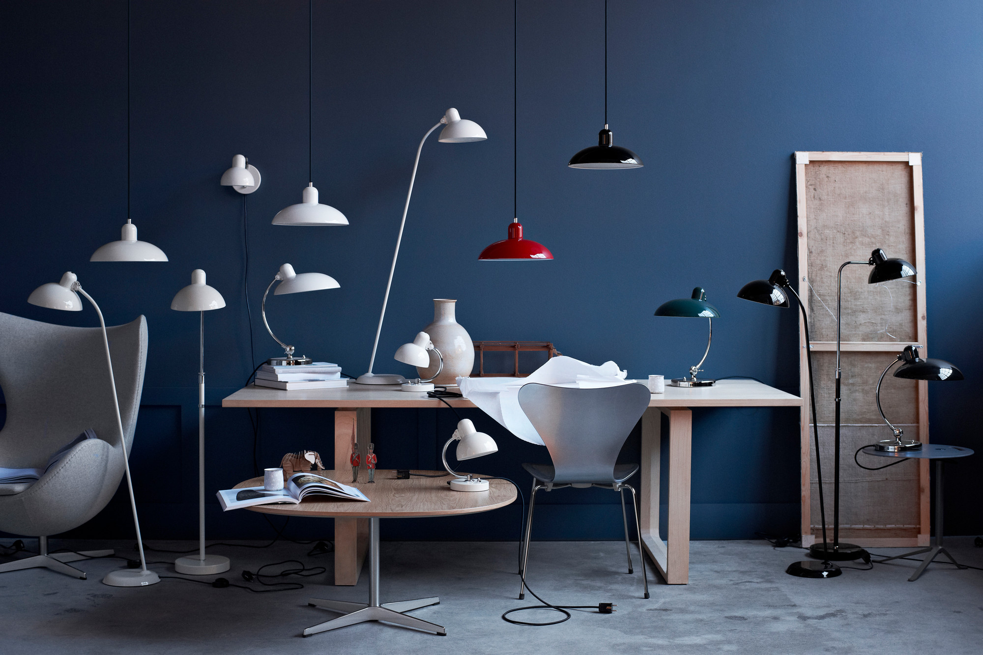 6631 P Pendelleuchte SCHWARZ MATT KAISER idell Fritz Hansen EINZELSTÜCK