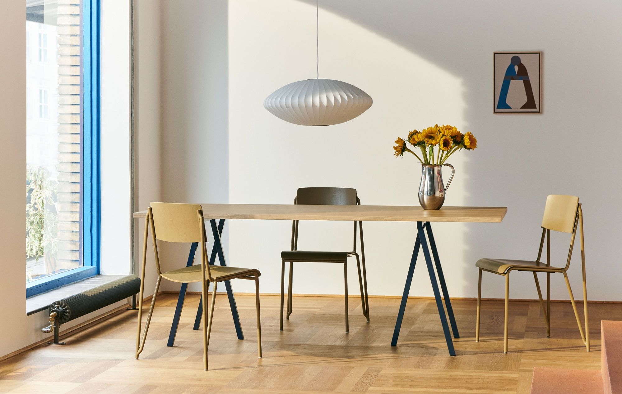 Loop Stand Table Inclusive Support Tisch / Esstisch 180 Hay 
