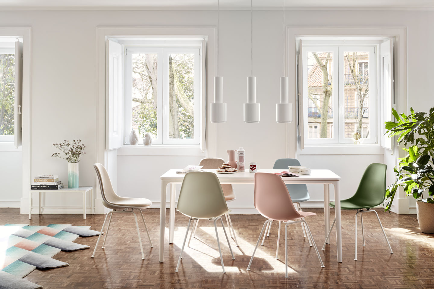 Eames Fiberglass Chair DSX Stuhl Vitra