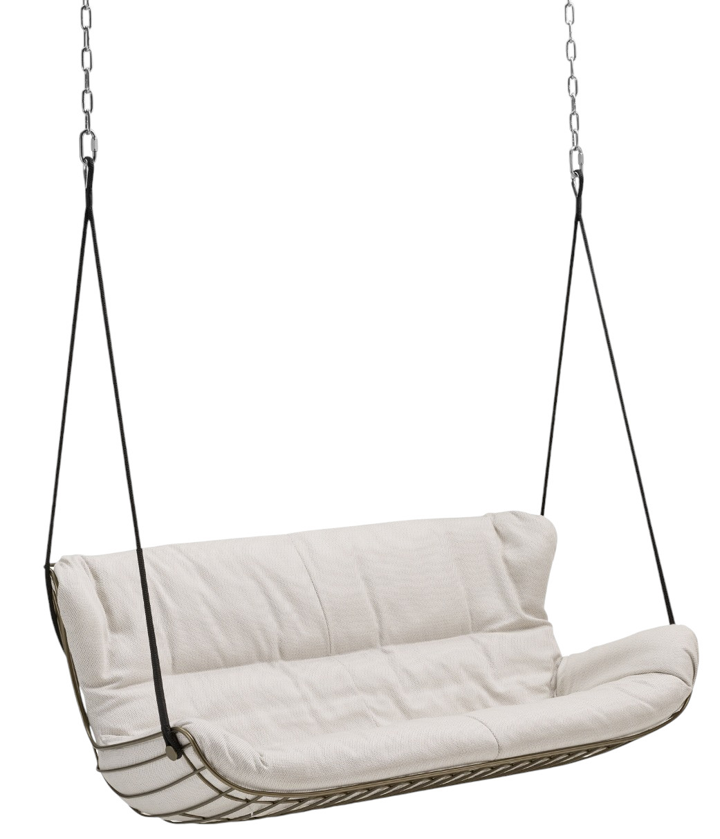 Leyasol Wingback Couch Swing Seat Indoor / Outdoor Swing Sofa Freifrau Manufaktur  