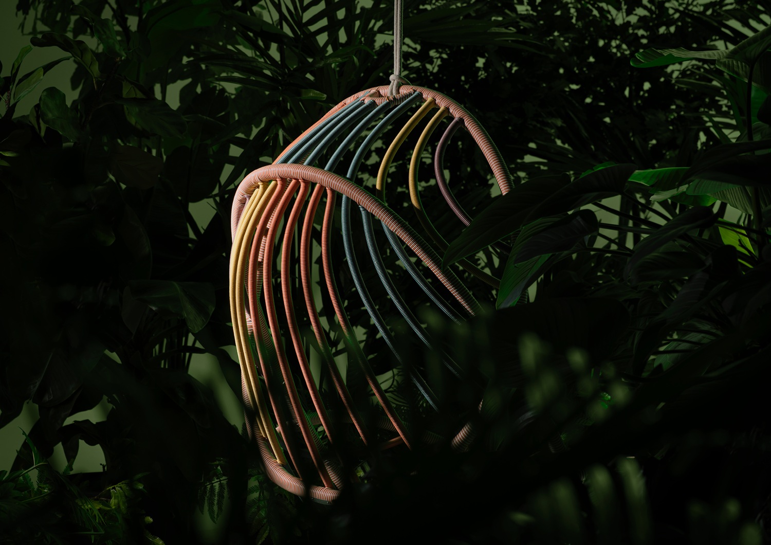 Kida Hängender Sessel mit Polster Dedon