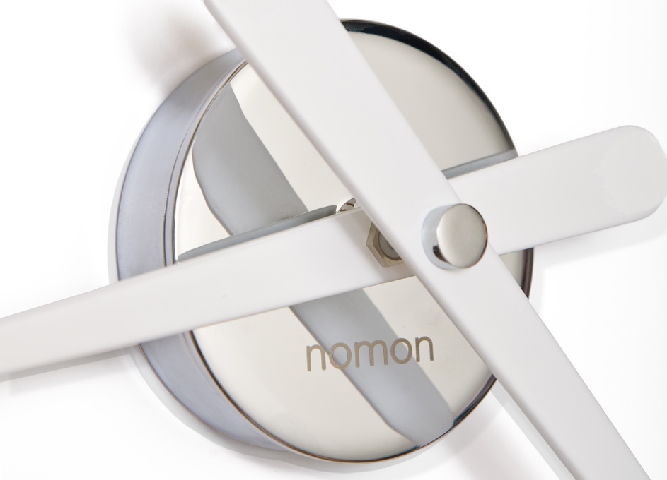 Rodón mini L Wanduhr weiss nomon