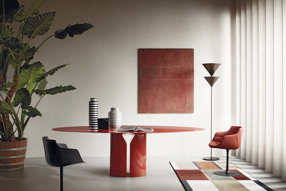 NVL Table Rundtisch / Esstisch Vorzugskombination MDF Italia