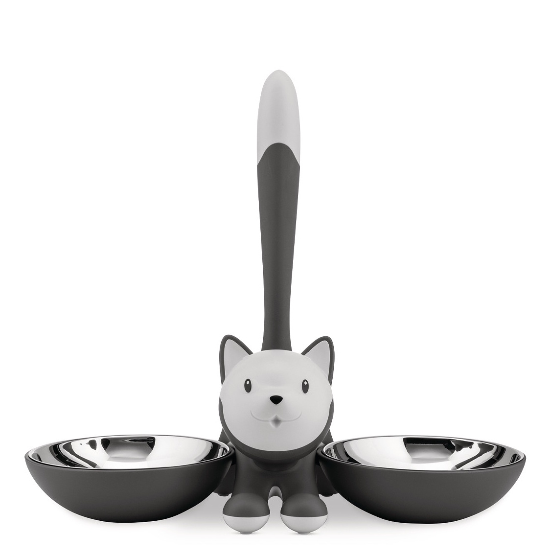 AMMI09 G Tigrito Katzennapf grau Alessi