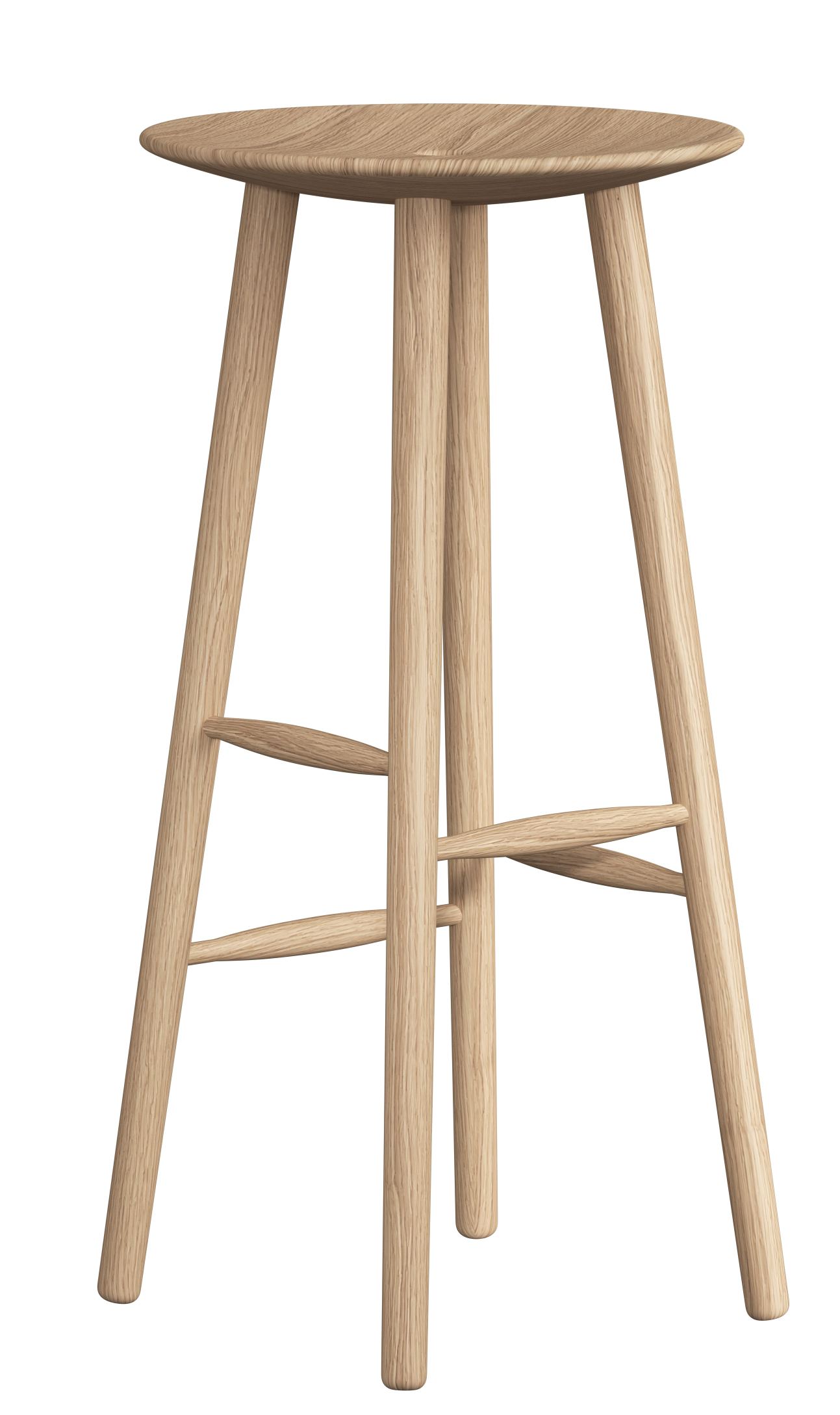 DI Volo / DIVOLO Barstool Barhocker EIHCE NATUR H 75 cm novoform EINZELSTÜCK