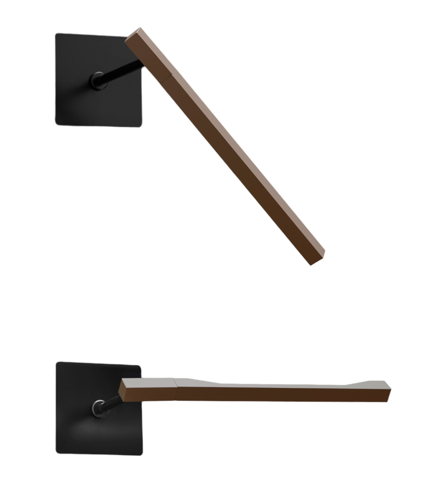 Ilo Wand- Deckenleuchte Satin Bronze Oluce