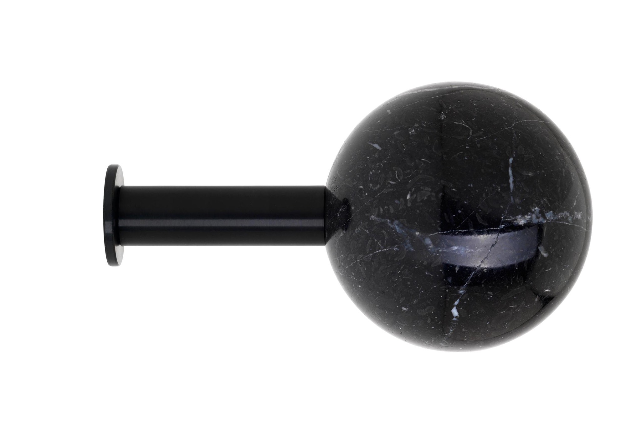Dots Stone Wandhaken schwarz Schönbuch
