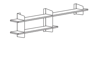 4/ B 100 cm + B 200 cm oben x H 67 cm