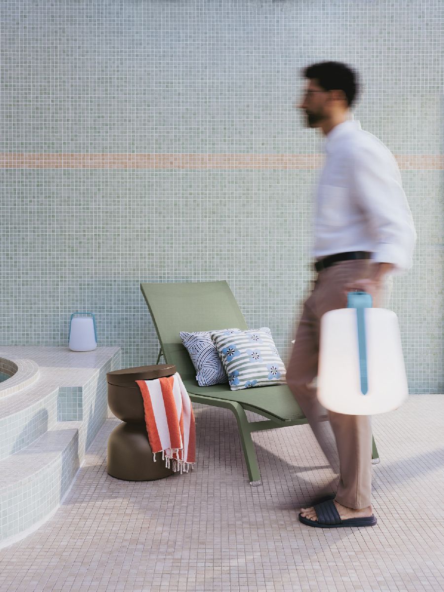 Balad 2 Tischleuchte H 38 cm Fermob Lehmgrau