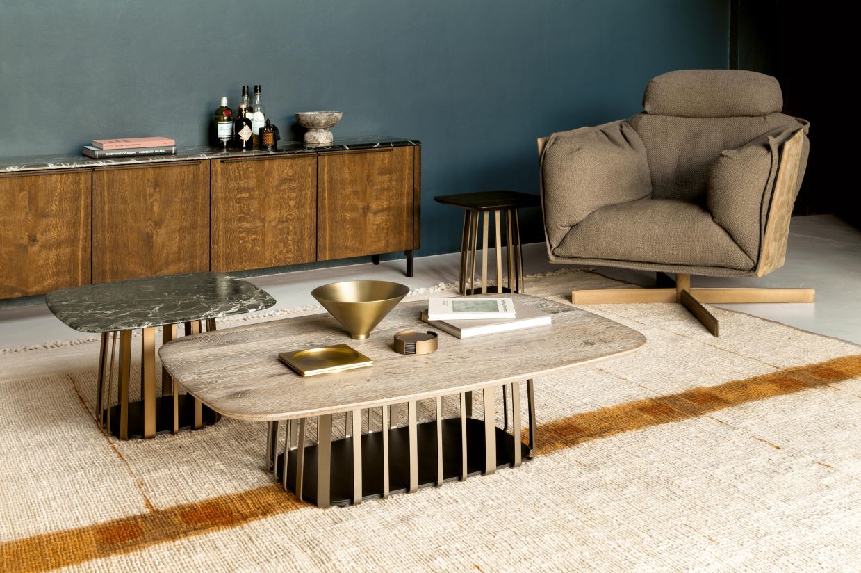 BC 11 Basket Sideboard 4-türig Eiche geräuchert - Verde Lepanto Janua