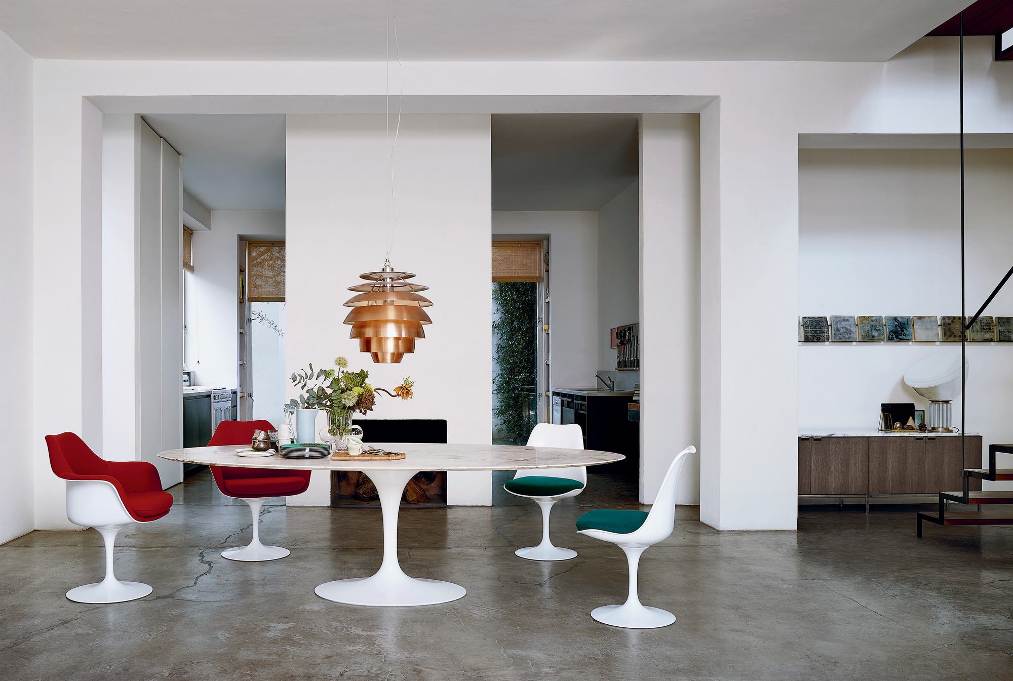 Tulip Armchair / Tulpen Armlehnenstuhl drehbar Knoll International