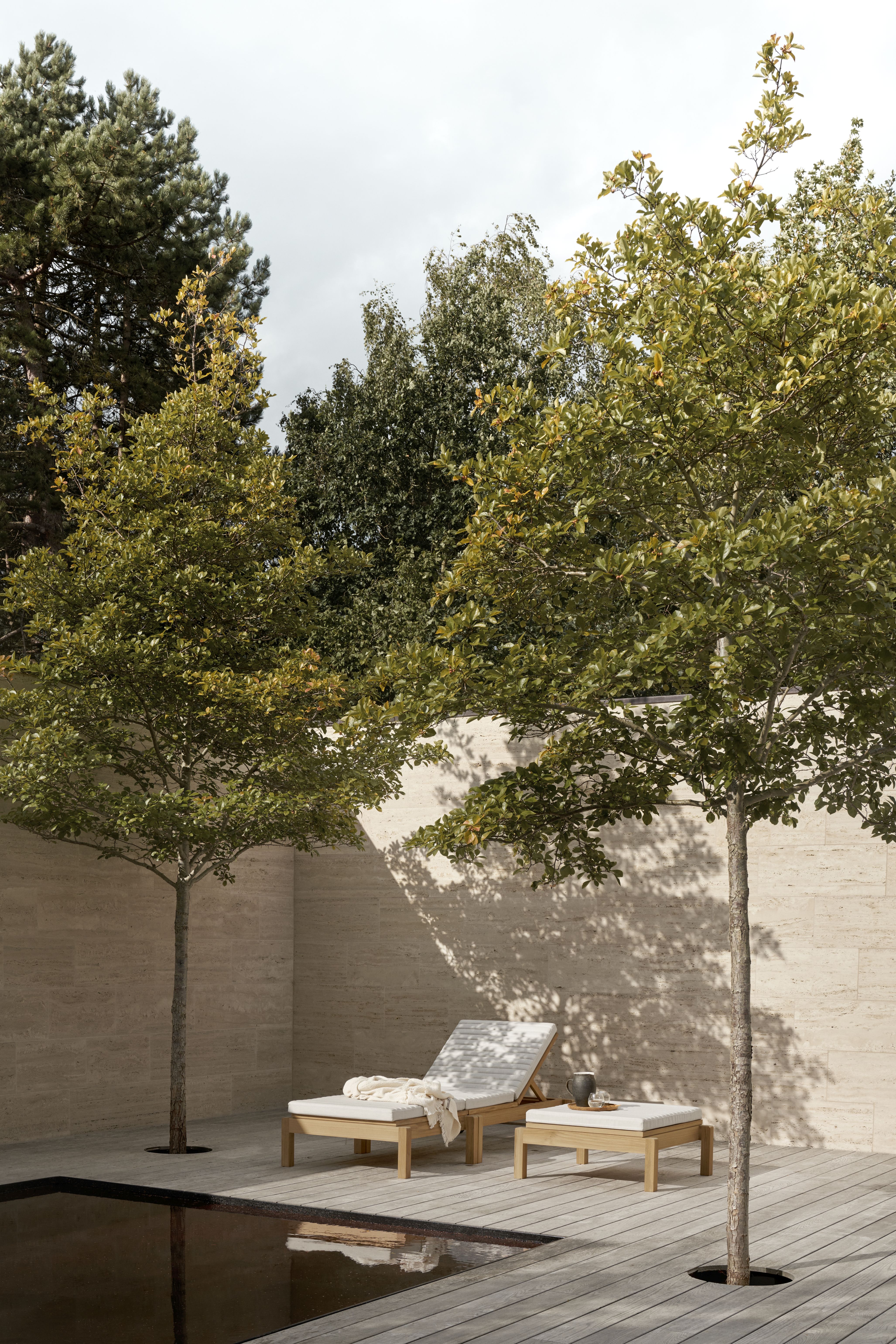 AH604 Gartenliege Teak Outdoor Carl Hansen & Søn