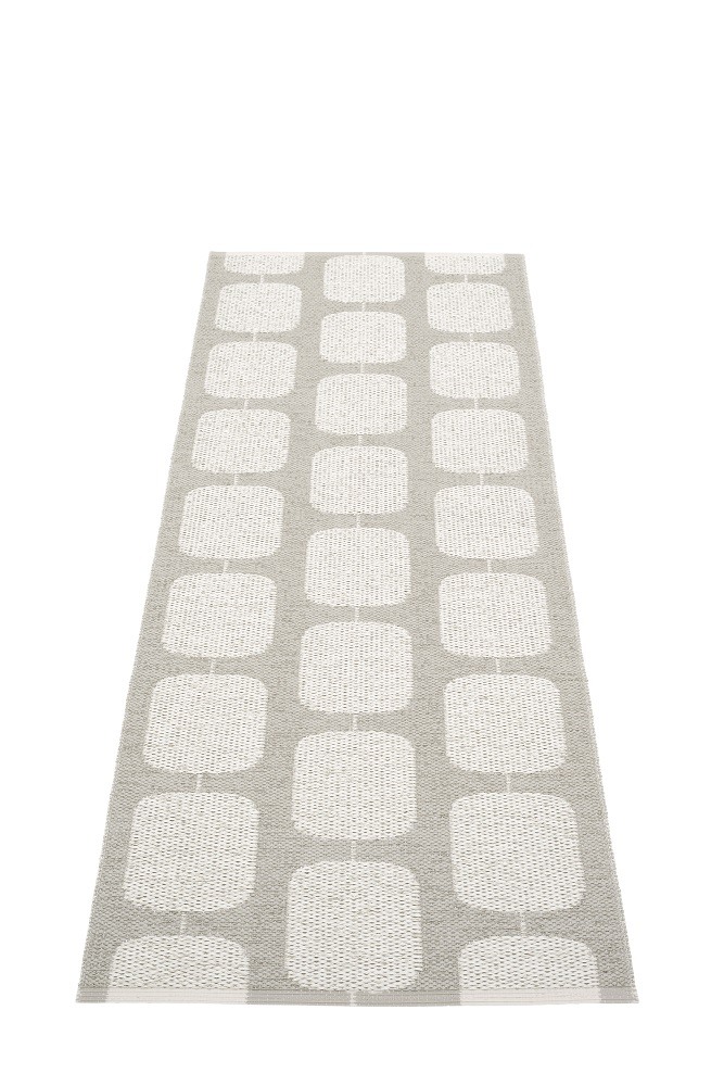 Sten Kunststoffteppich 70x200 cm Pappelina Warm grau