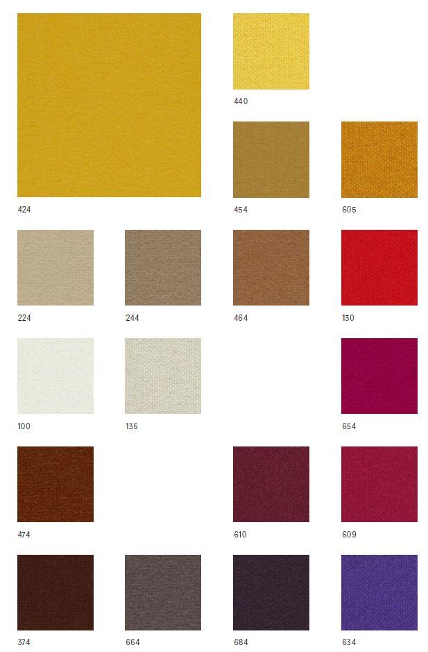 Stoffmusterkarte Tonus 4 Kvadrat