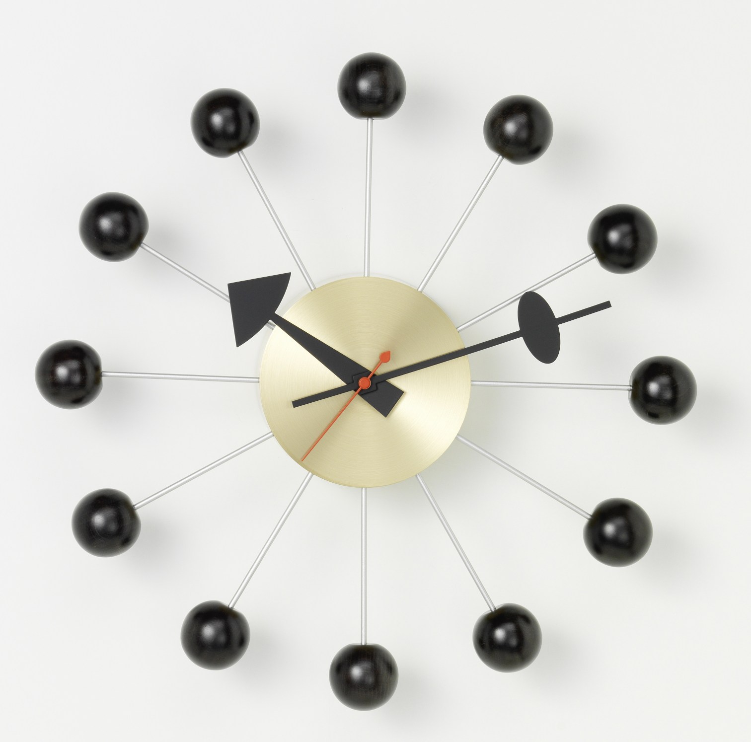 Ball Clock Wanduhr - schwarz Vitra