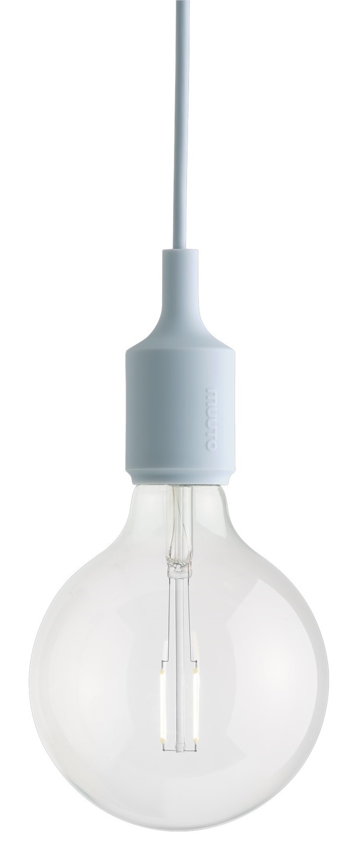 E27 Socket lamp Pendelleuchte Muuto Light blue
