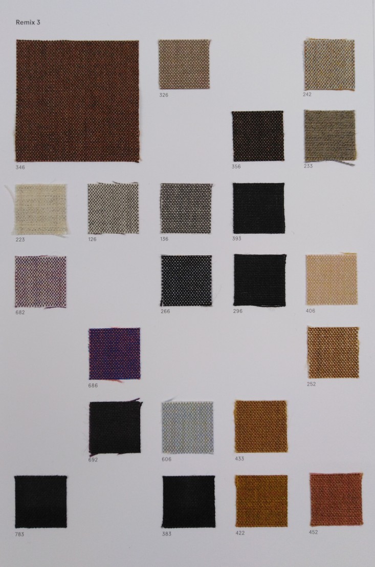 Stoffmusterkarte Remix 3 Kvadrat