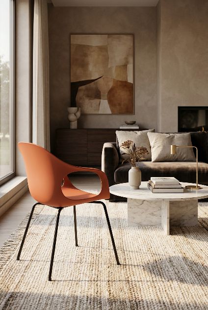 Elephantino Sessel Vierfuß Gestell Kristalia