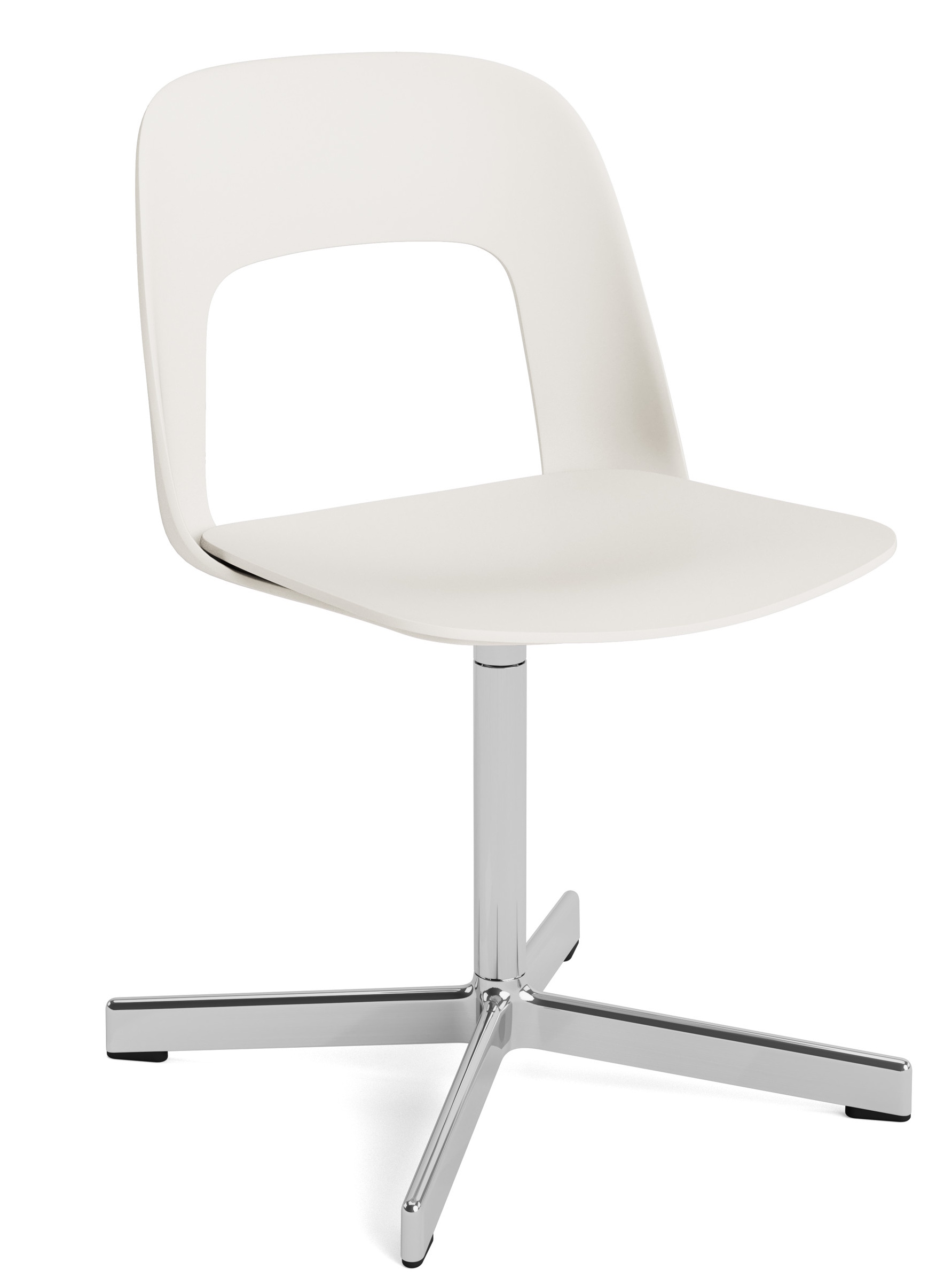 Layout Side Chair 131 4-Stern Drehfuß Stuhl Hay
