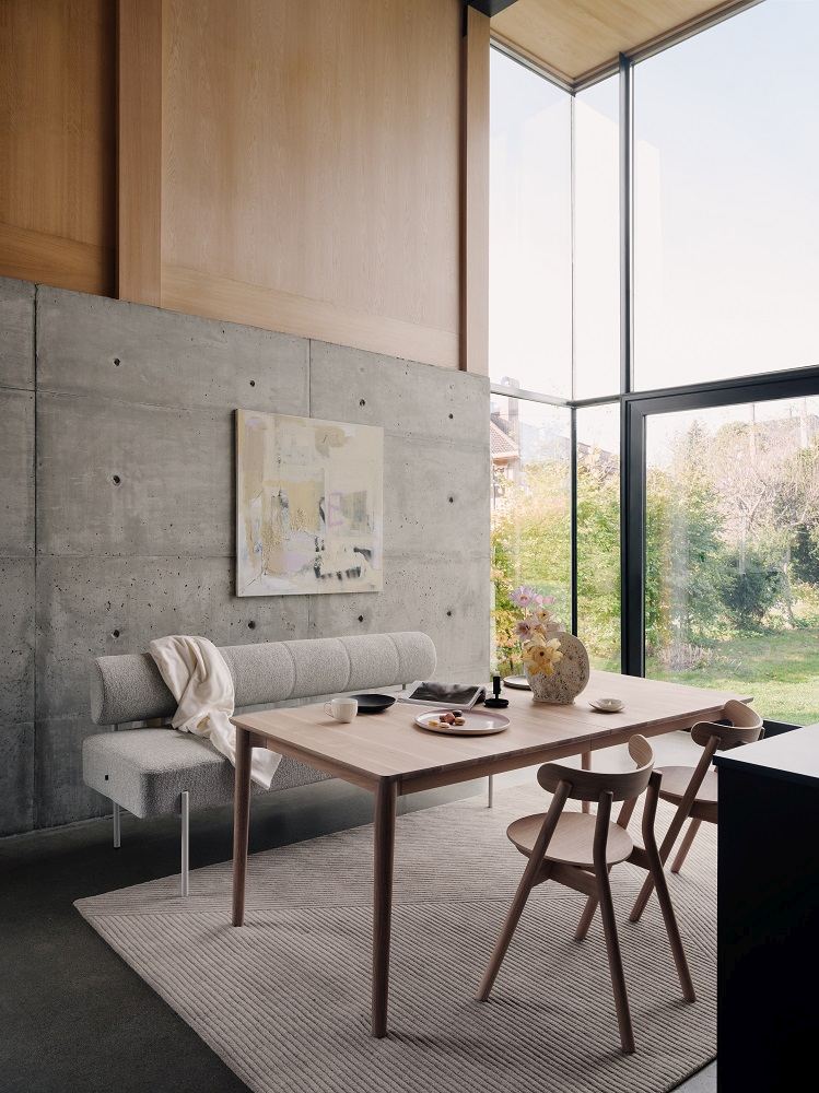 Daybe dining sofa Esszimmersofa Northern Brusvik 65 Weiß