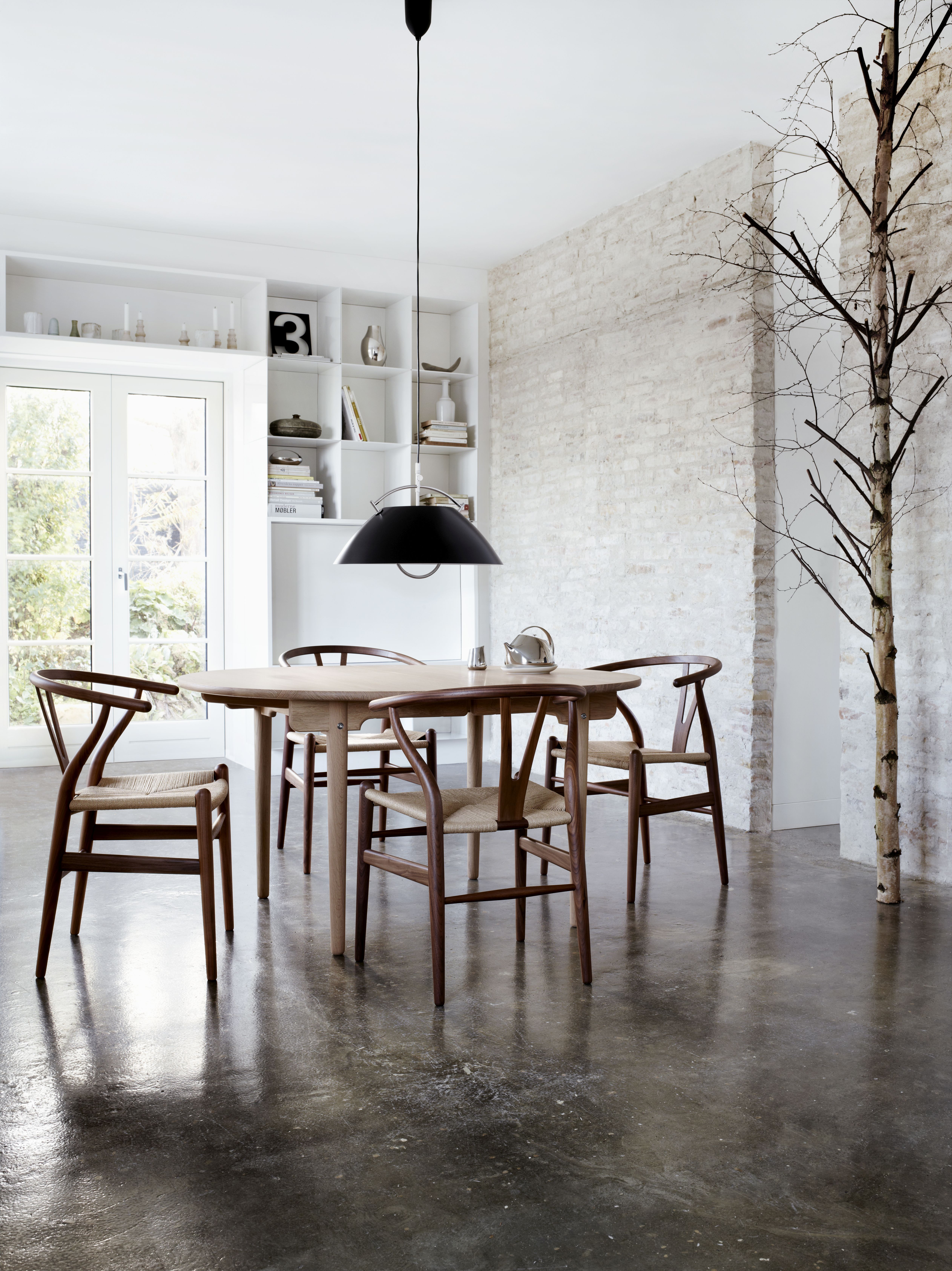 CH337 Ovaler Esstisch ausziehbar Carl Hansen & Søn