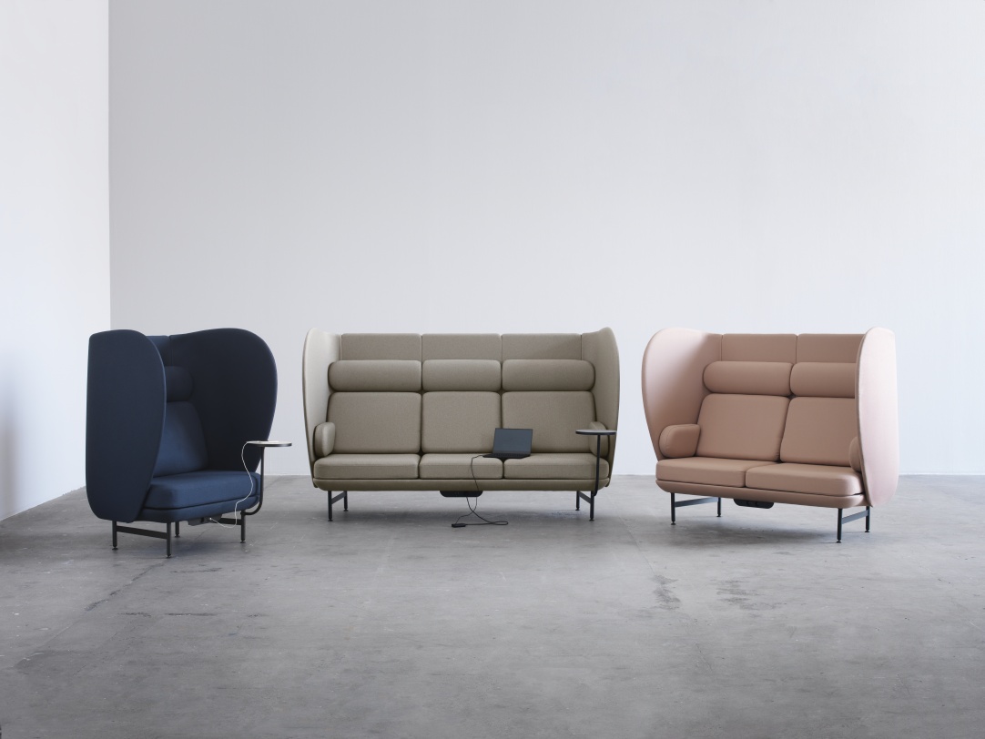 JH1002 / JH1003 Plenum 2-Sitzer / 3-Sitzer Sofa Fritz Hansen