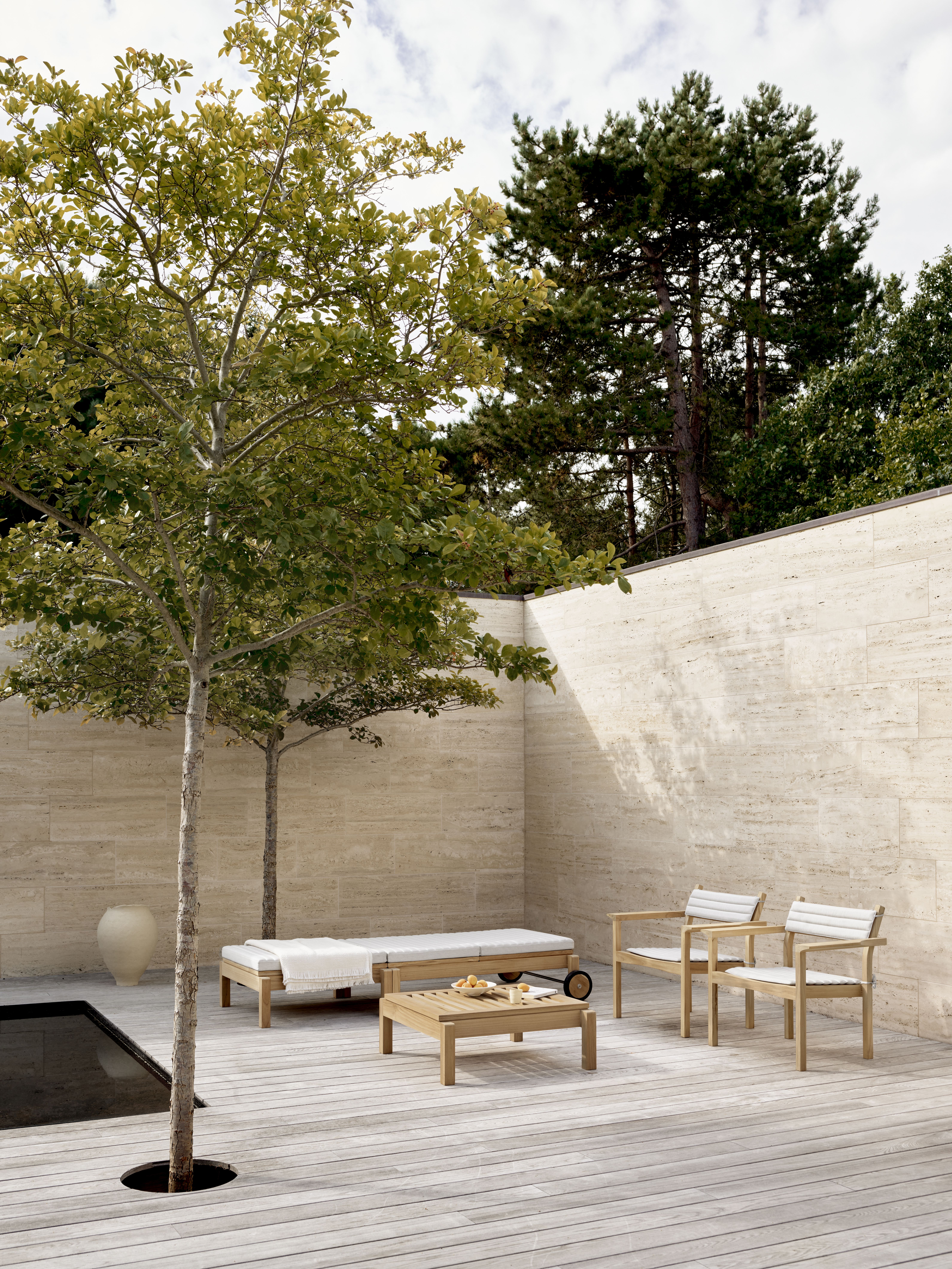AH604 Gartenliege Teak Outdoor Carl Hansen & Søn