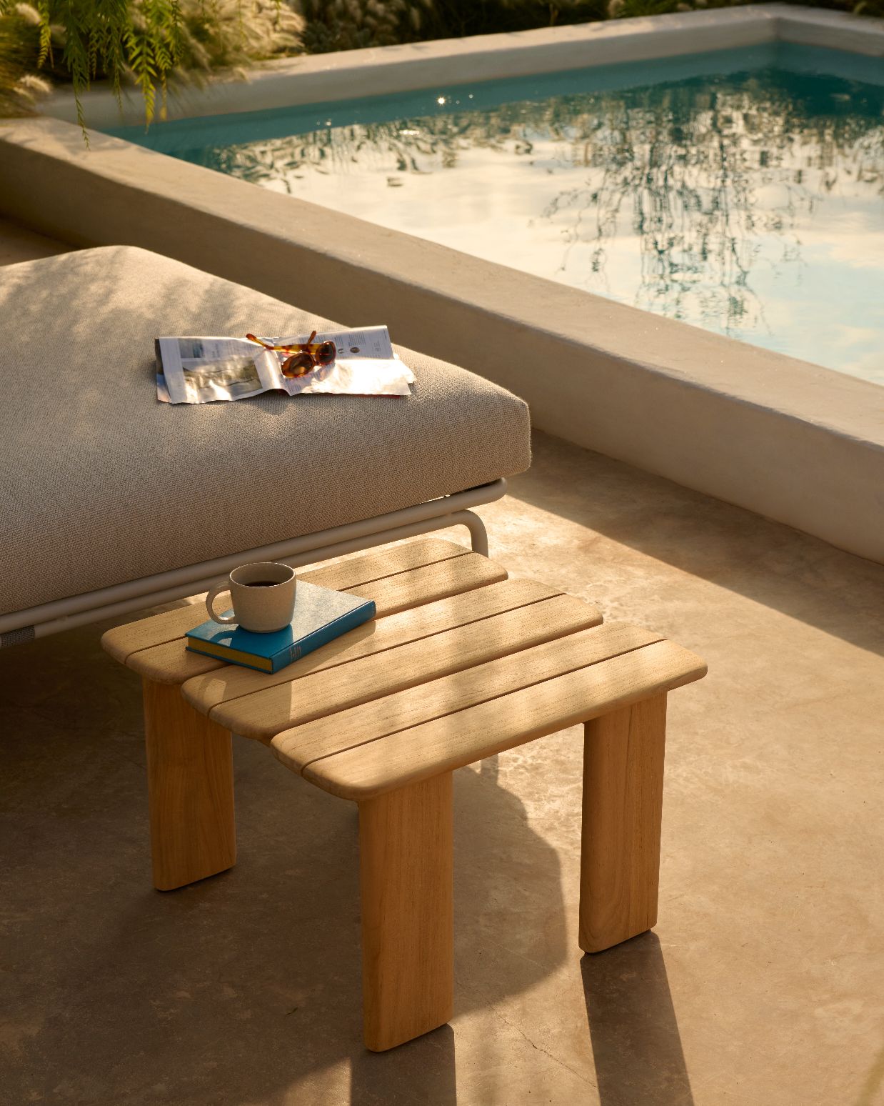 Assemble Coffee Table Couchtisch 55x55 cm Teak Outdoor Muuto 