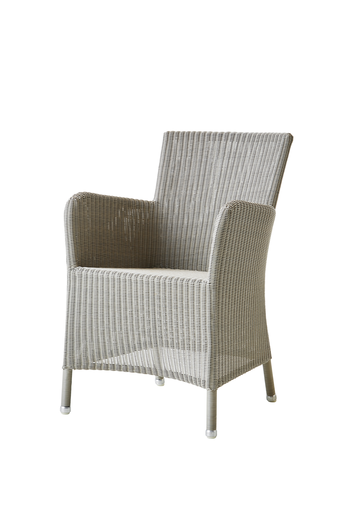 Braungrauer Cane-Line Hampsted Outdoor Sessel aus Rattan für Garten und Terrasse.