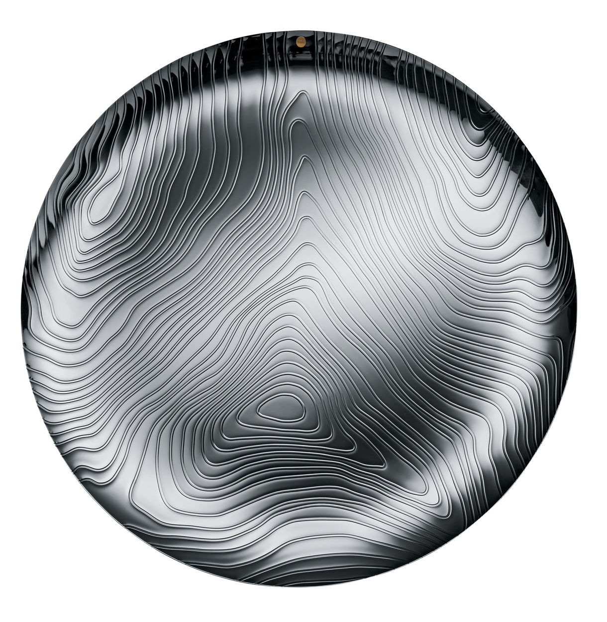 PU07 Veneer Tablett Edelstahl Alessi EINZELSTÜCK