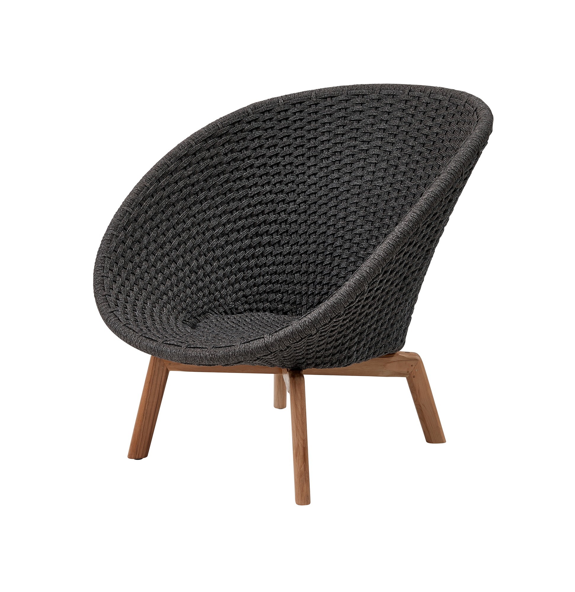 Peacock Outdoor Loungesessel Rope Cane-Line hellgrau