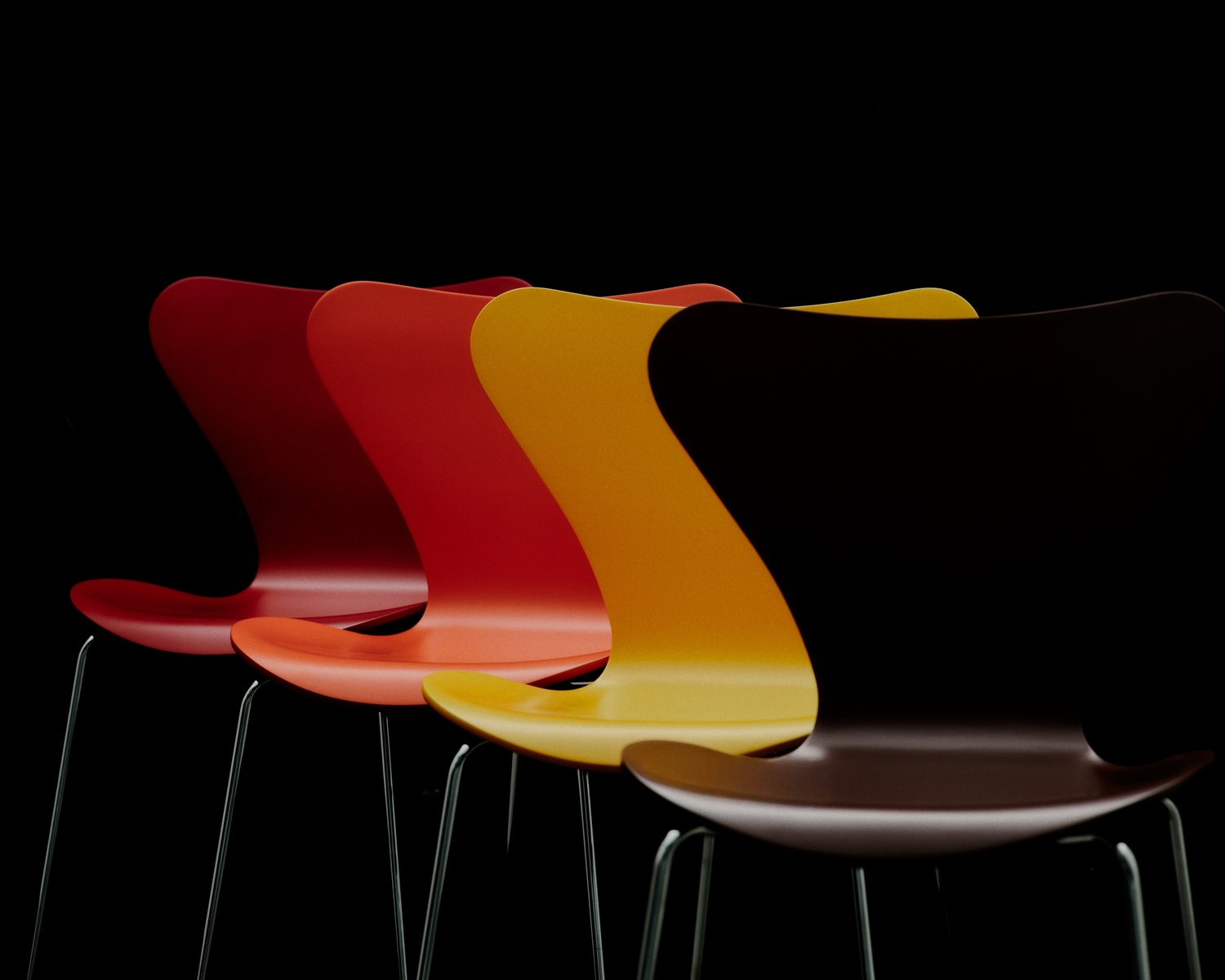 Series 7 3107 Stuhl Verner Panton 100 SONDEREDITION Fritz Hansen 