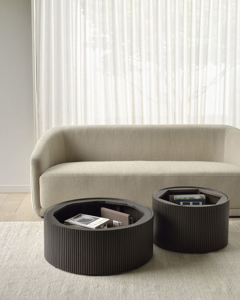Roller Max Couchtisch Rund Mahagoni Ethnicraft