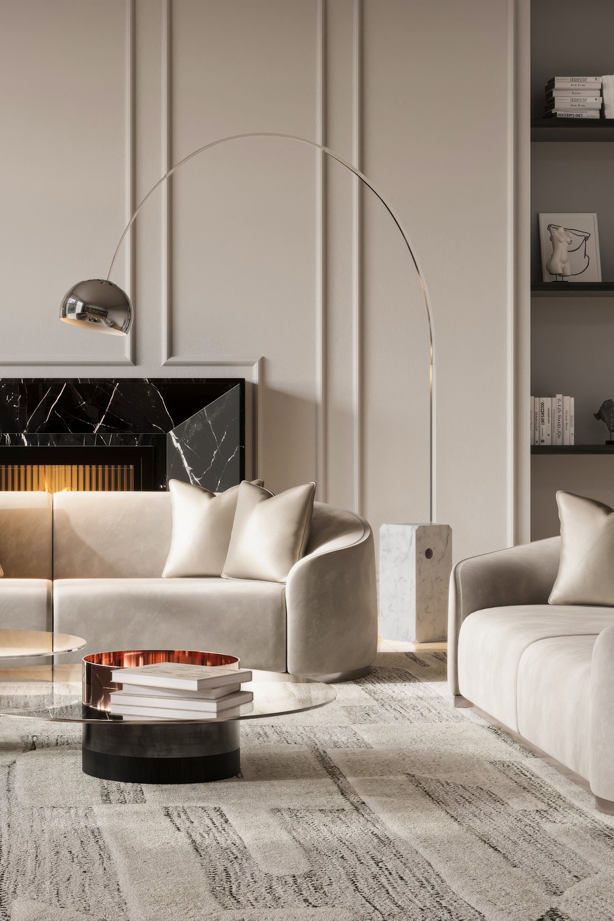 Arco LED Stehleuchte Flos