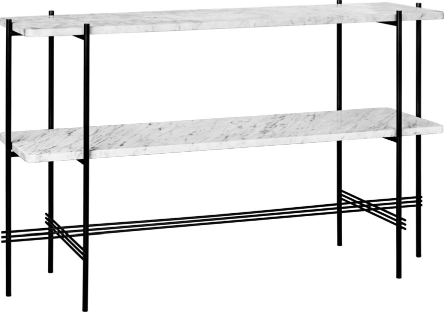 TS Konsole Weißer Marquina Marmor Gubi 