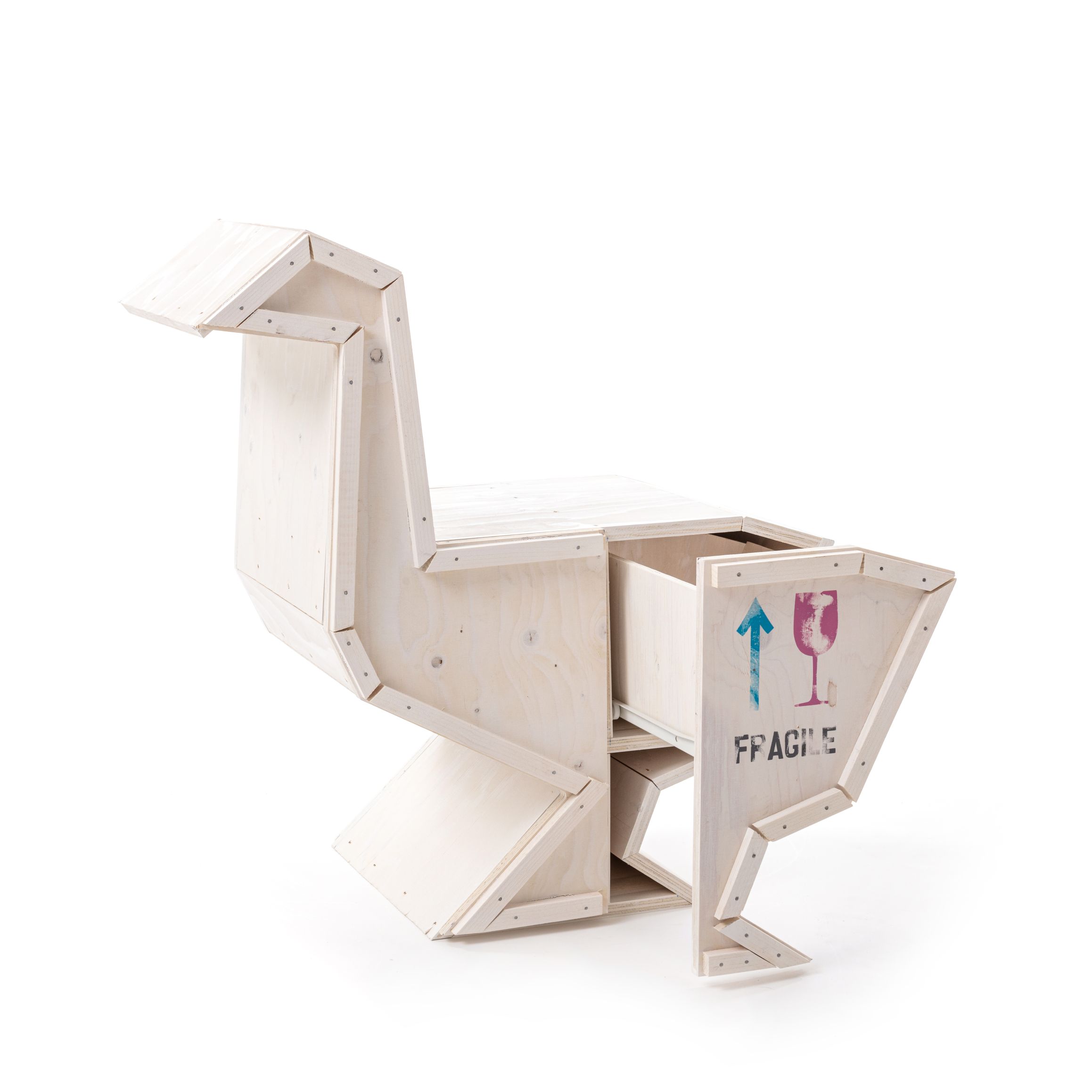Sending Animals 2.0 Goose Schrank weiss Seletti