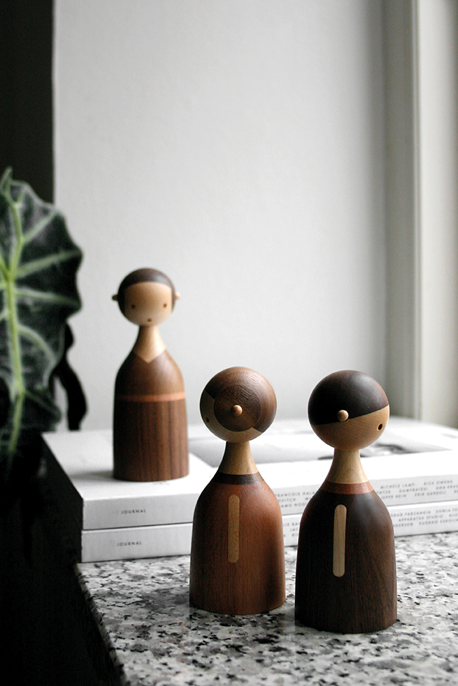 Kin Holzfigur Baby Architectmade EINZELSTÜCK