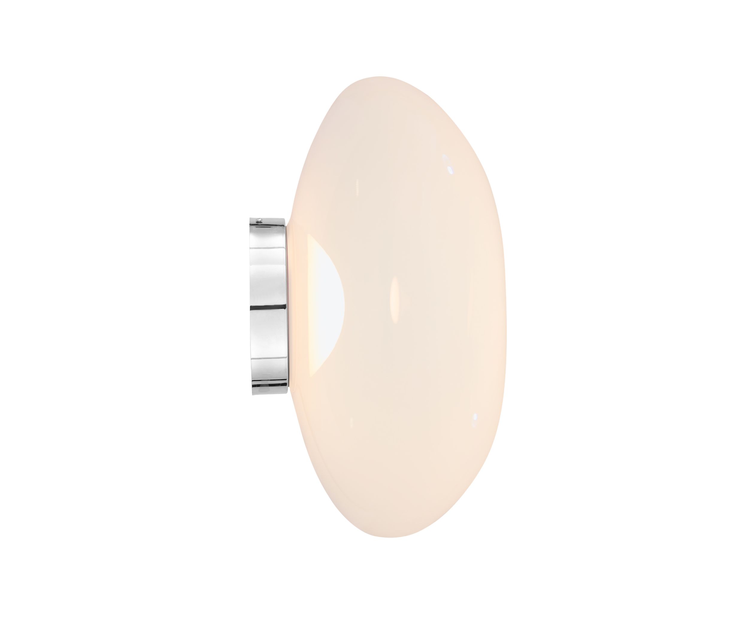 Melt Surface LED-Wandleuchte Opal - Silber Tom Dixon