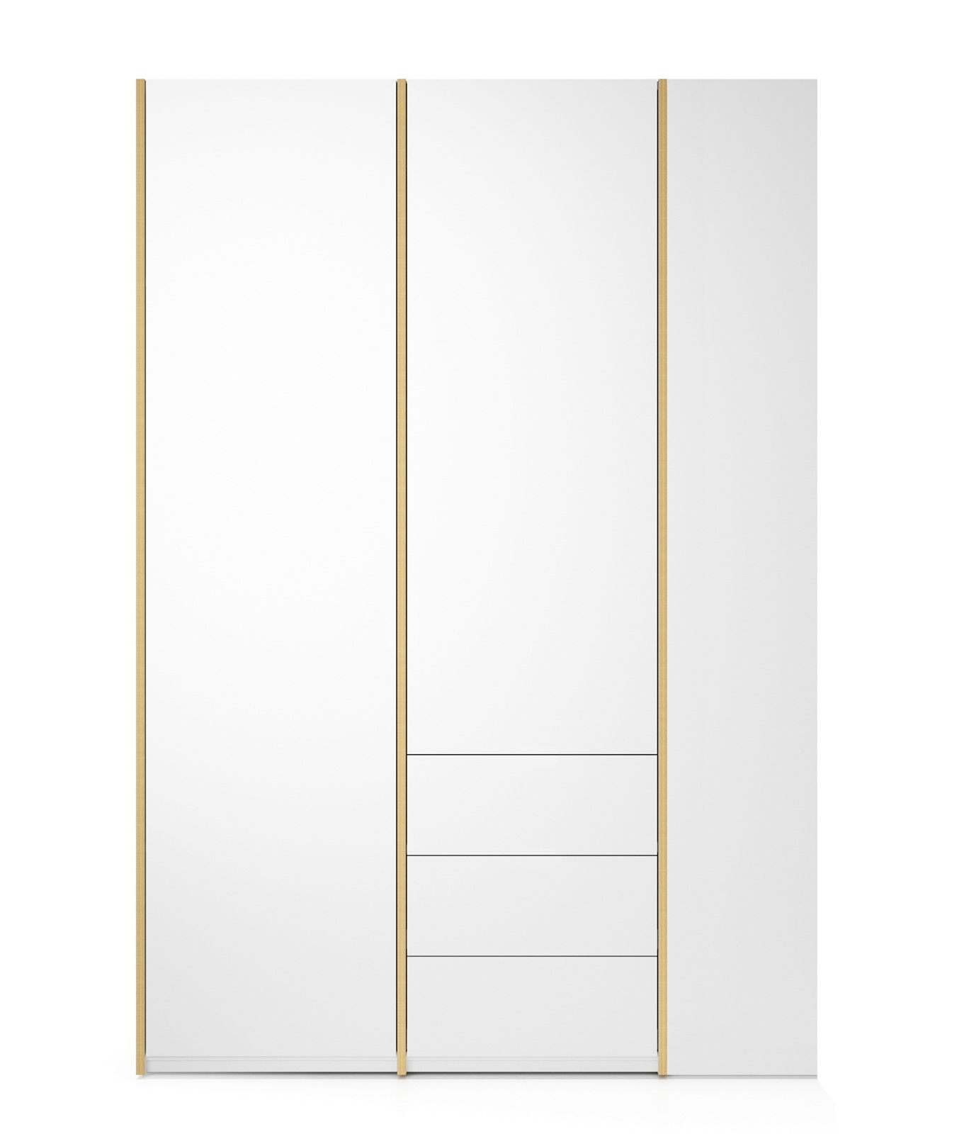 MODULAR PLUS Schrank Kombination mit Anbauregal rechts und 3 Schubkästen Müller Möbelwerkstätten