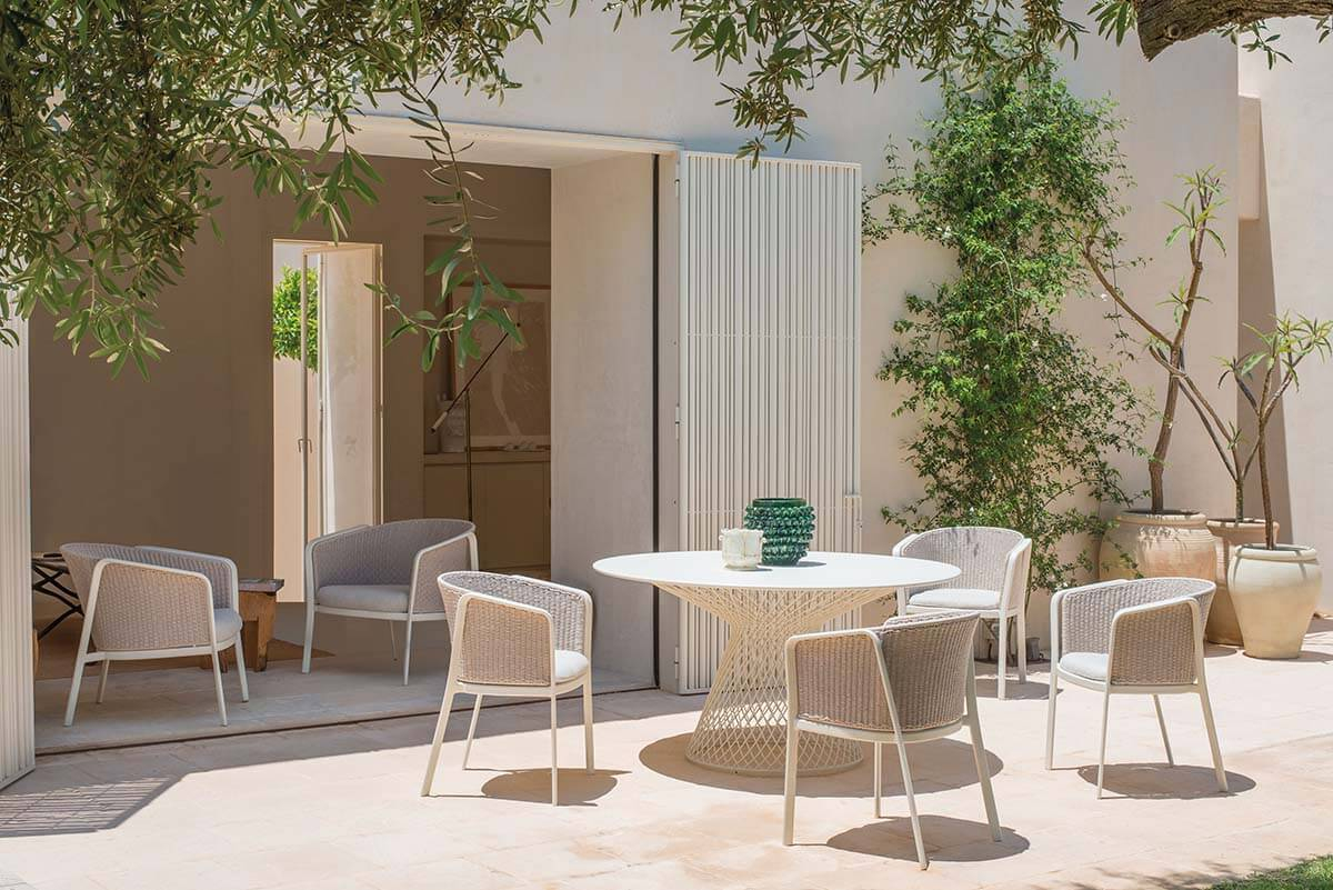 Carousel 1216 Outdoor Loungesessel Emu Indian braun / Melange Braun