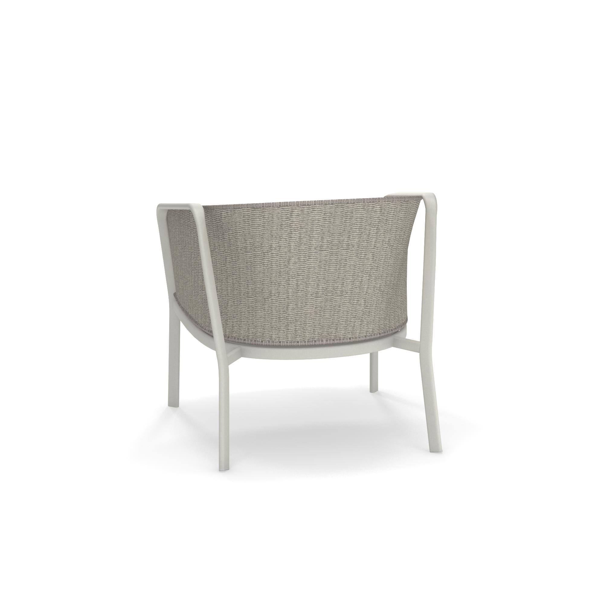Carousel 1216 Outdoor Loungesessel Emu Weiß / Melange Ivory