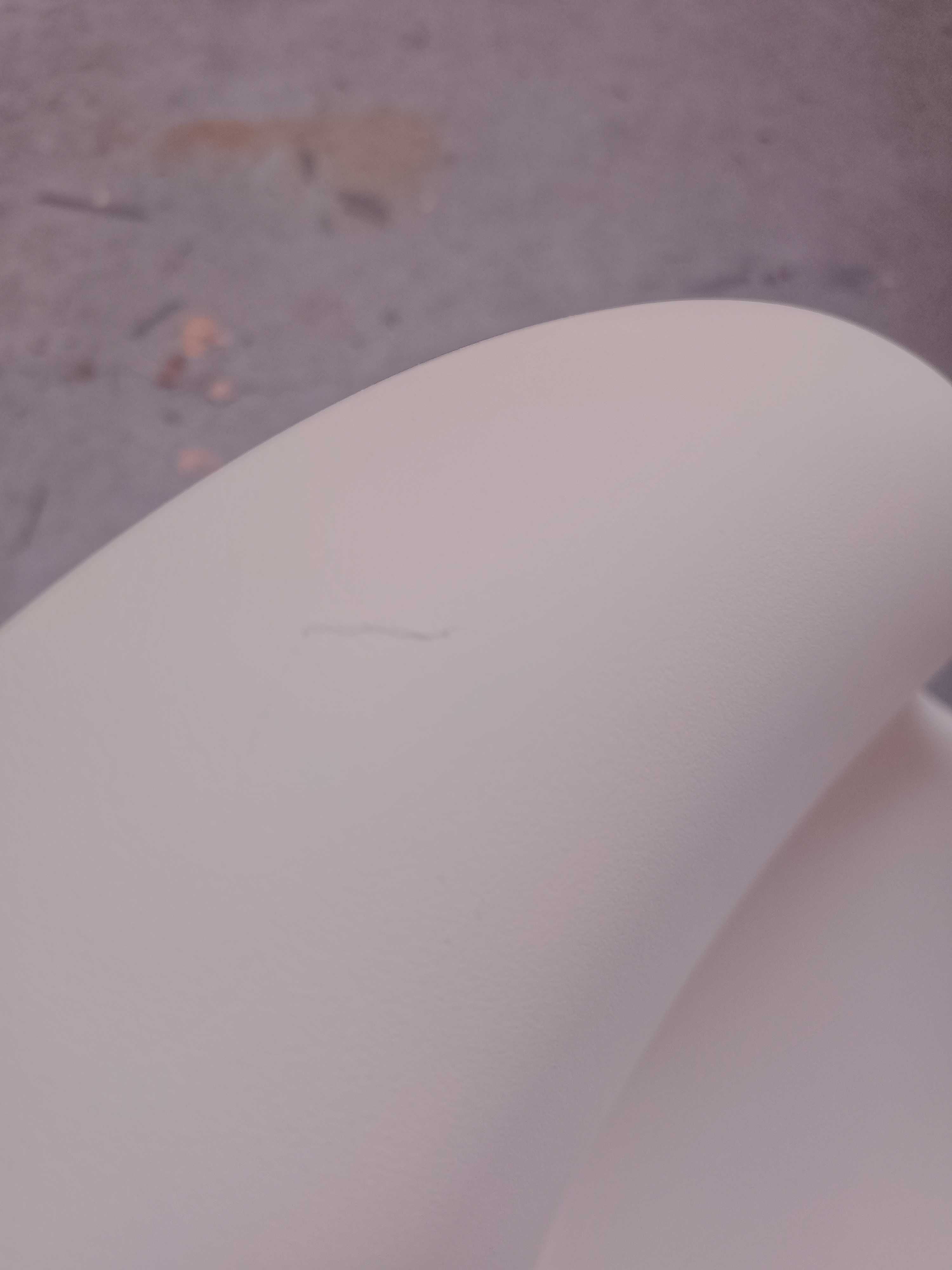 Panton Chair Kunststoff Stuhl Beige Vitra SPECIAL VERSION MÄNGELEXEMPLAR