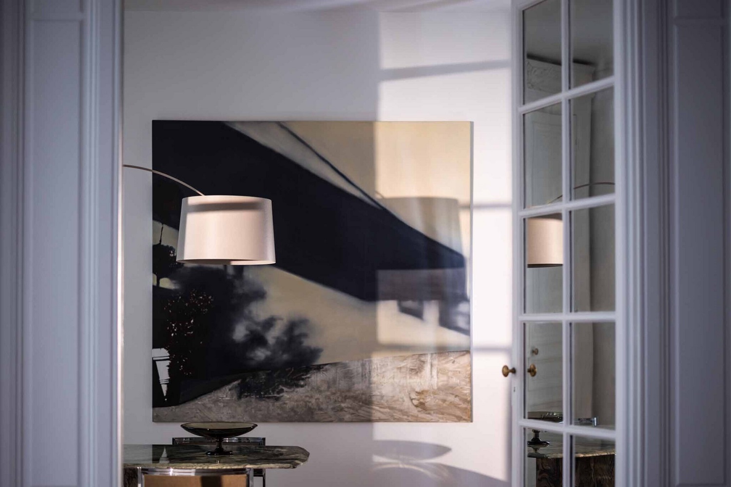 Twiggy LED Stehleuchte Foscarini Schwarz