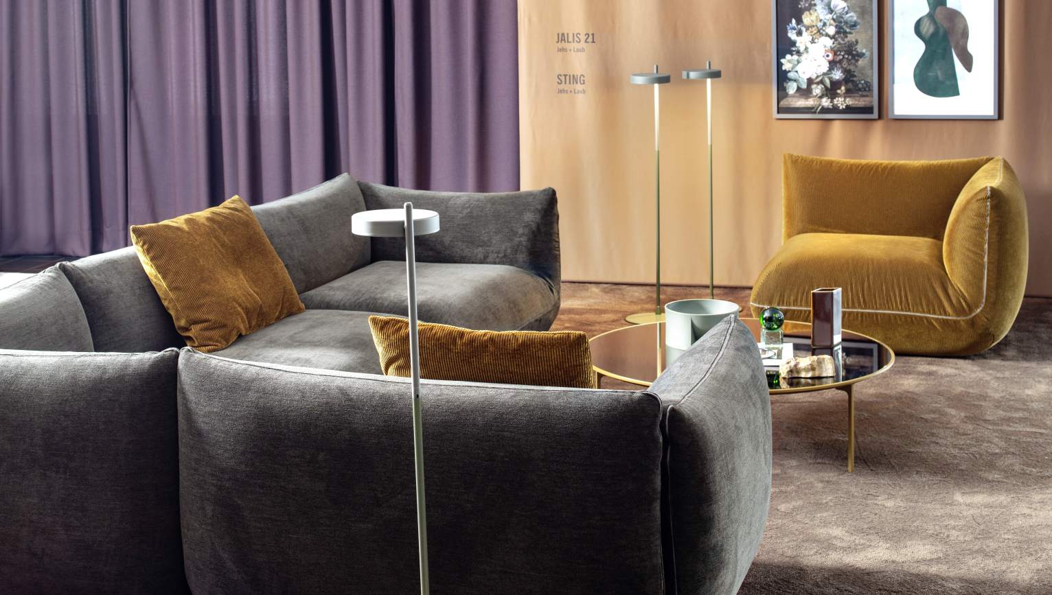 Jalis21 / Jalis 21 Konfigurierbares Modulsofa Eckelement Cor
