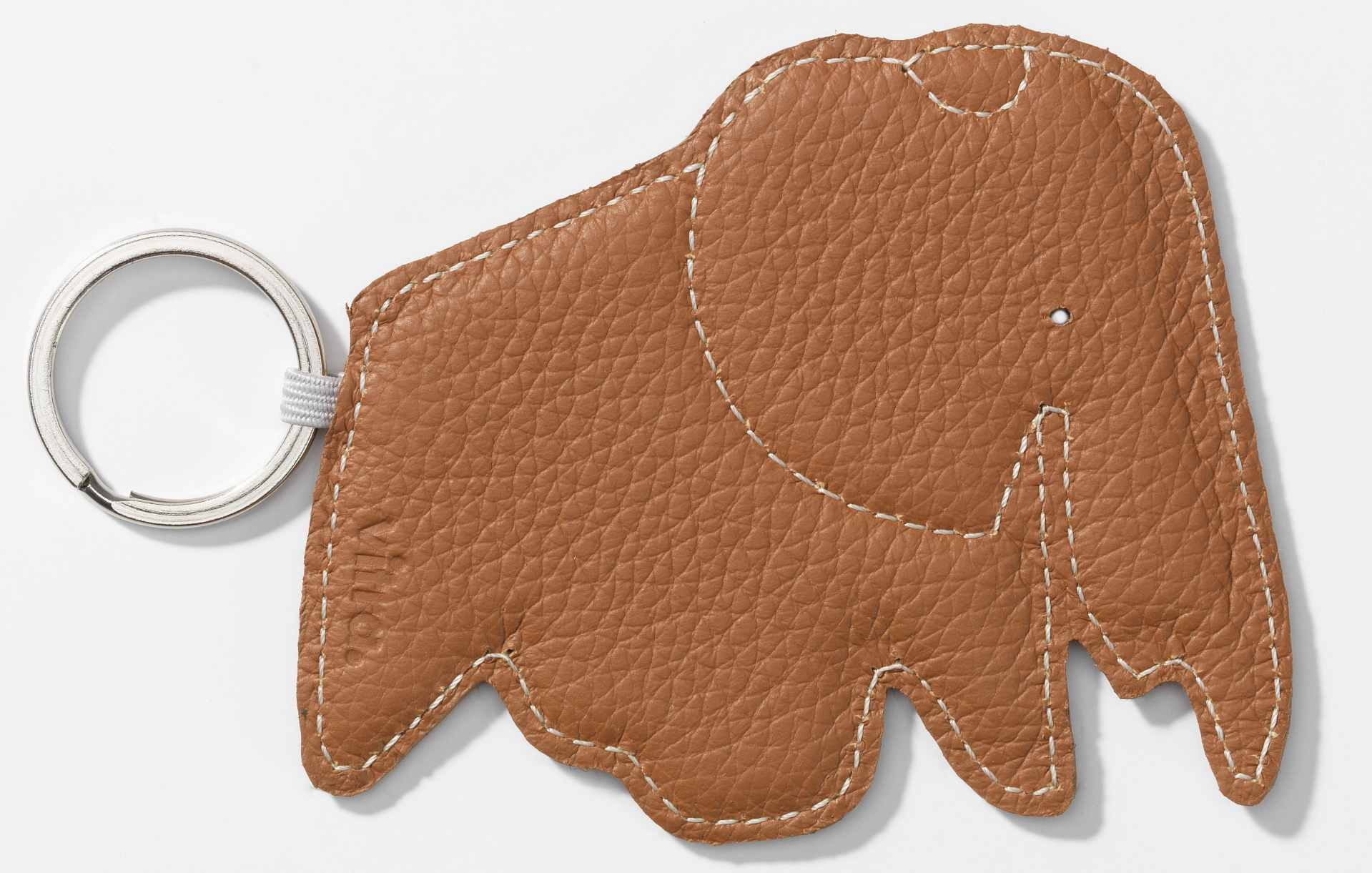 Keyring Schlüsselanhänger Elephant Vitra Cognac