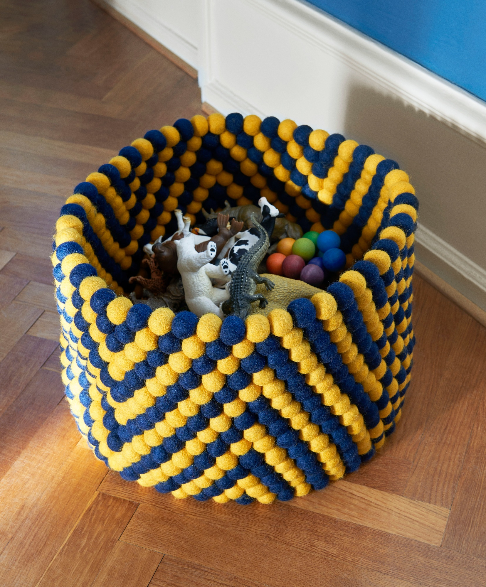 Bead Basket Korb Hay EINZELSTÜCK